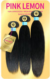 PINK LEMON 15A Virgin Remi Hair 3 pack ST.  Bundle