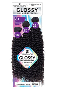 SHAKE N GO GLOSSY - SPANISH CURL 3PACK BUNDLE