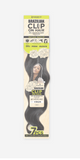 Brazilian Body Wave Clip In Human Hair Extensions 7 Pcs/Set Natural Color Clip