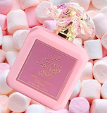 Ard al Zaafaran Pink Blush Shams Al Emarat Khususi, Marshmallow Blush Perfume For Women, Eau de Parfum - 100 ML (3.4 OZ) Romantic & Sweet Arabian Perfume - A Captivating Scent wrapped in Pink Bottle