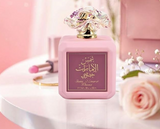 Ard al Zaafaran Pink Blush Shams Al Emarat Khususi, Marshmallow Blush Perfume For Women, Eau de Parfum - 100 ML (3.4 OZ) Romantic & Sweet Arabian Perfume - A Captivating Scent wrapped in Pink Bottle