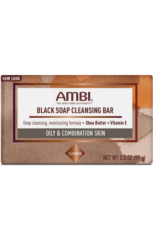 Ambi Skincare Black Soap with Shea Butter, 3.5 Oz