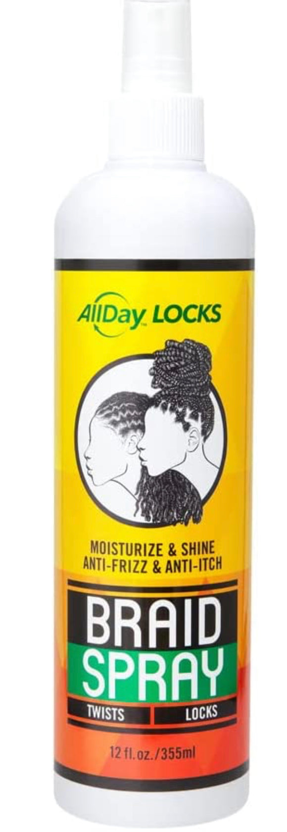 AllDay Locks Braid Spray, 12oz