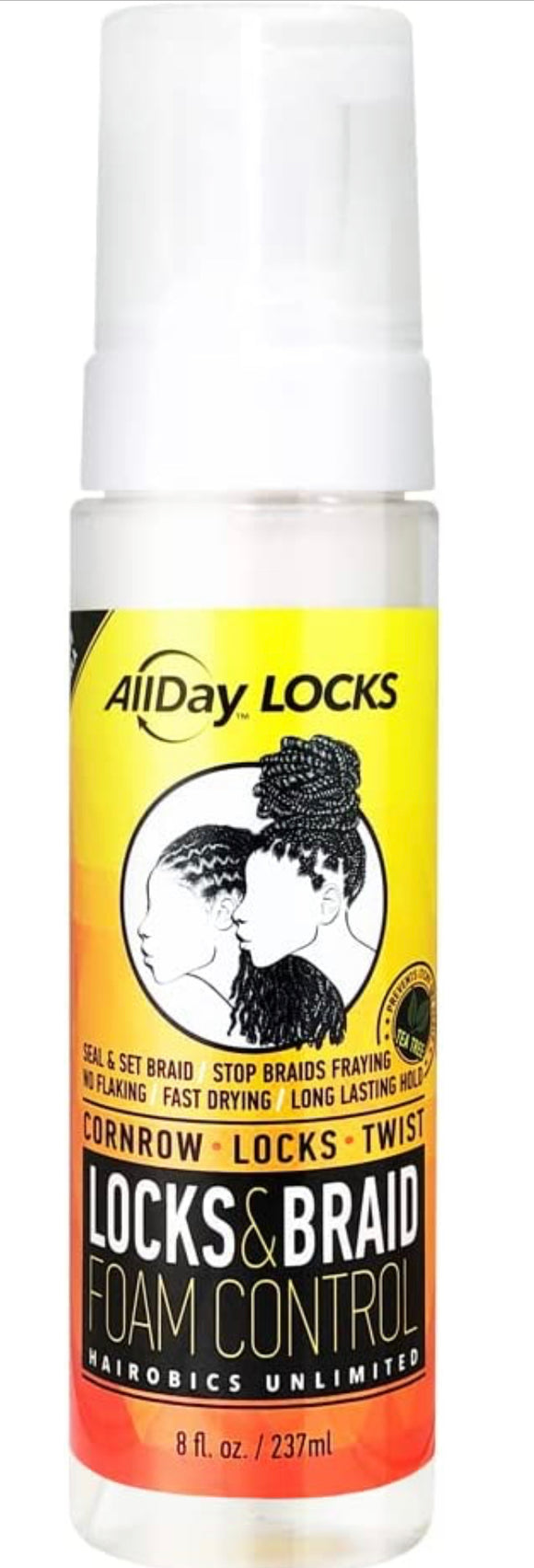 AllDay Locks Braid Foam, 8oz