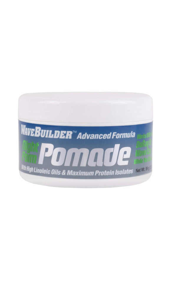 WaveBuilder Advanced Formula Night Form Pomade | High Linoleic Oils and Maximum Protein Isolates, 3.5 Oz