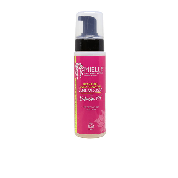 Mielle Brazilian Curly Cocktail Curl Mousse with Babassu Oil, 7.5oz