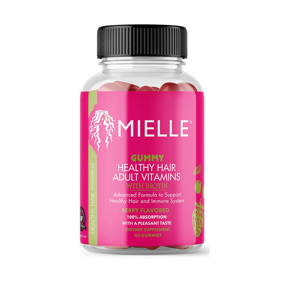 Mielle Gummy Healthy Hair Adult Vitamins 60 Gummies