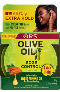Ors Gel Olive Oil Edge Control Hair, 2.25oz