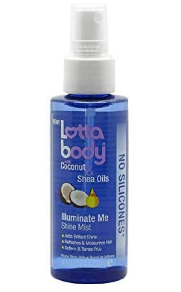 LOTTA BODY WITH COCONUT & SHEA OIL ILLUMINATE ME SHINE MIST, 4oz