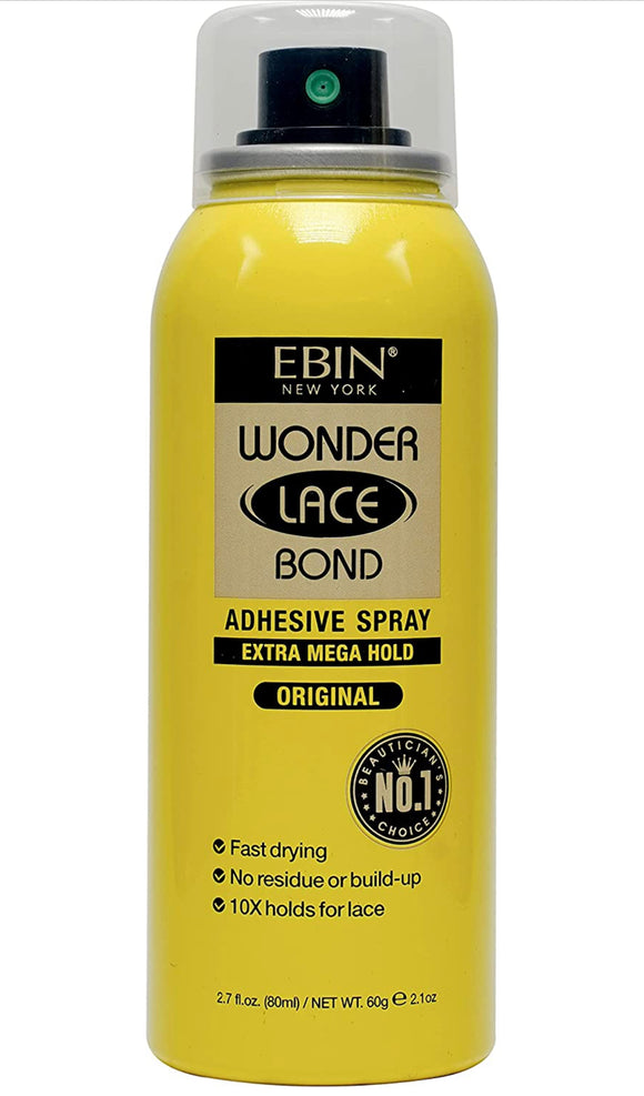 EBIN NEW YORK Wonder Lace Bond Adhesive Spray - Extra Mega Hold 2.82oz / 80ml