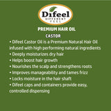 Difeel Premium Natural Castor Oil 2.5OZ