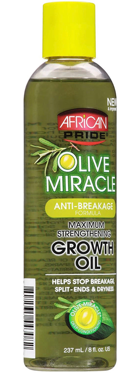 African Pride Olive Miracle Growth Oil, 8oz