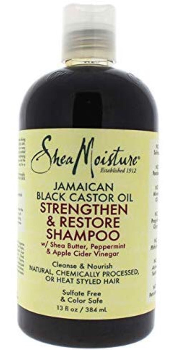 Jamaican Black Castor Oil Strengthen & Restore Shampoo by Shea Moisture  - 13 oz Shampoo