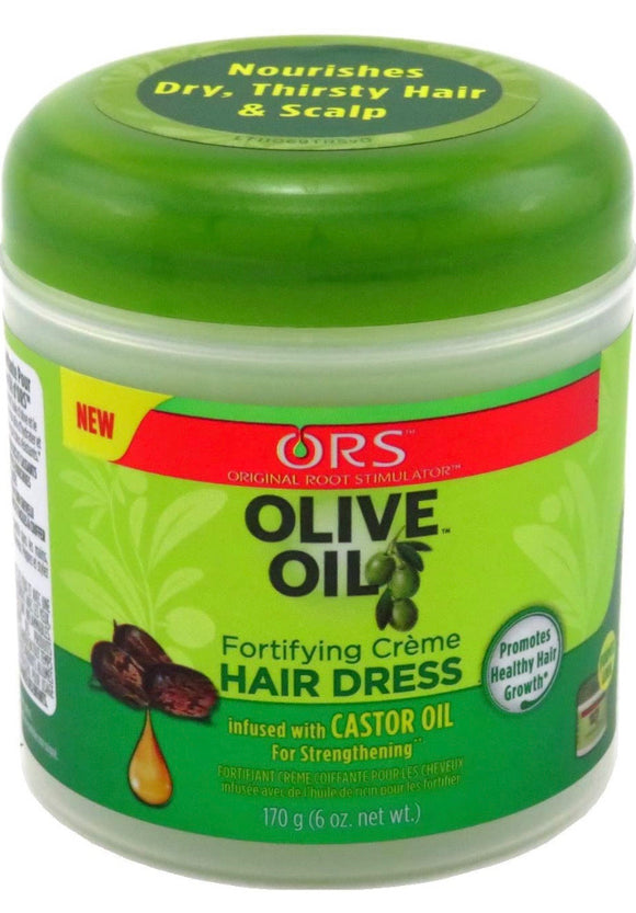 Ors Olive Castor Oil Creme Hair Dress, 6oz
