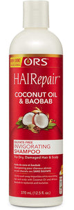 ORS HAIRepair Coconut Oil & Baobab Sulfate-Free Invigorating Shampoo, 12.5oz