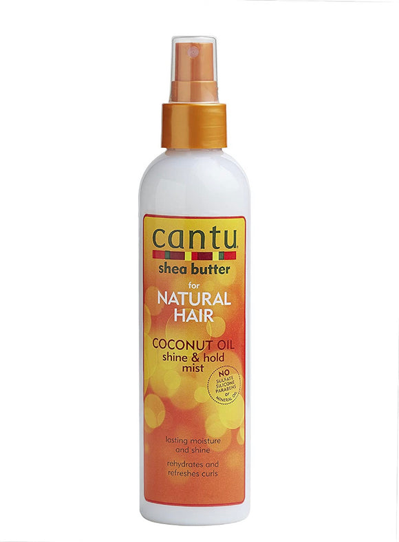 Cantu Shea Butter for Natural Hair Coconut Oil Shine & Hold Mist, 8oz