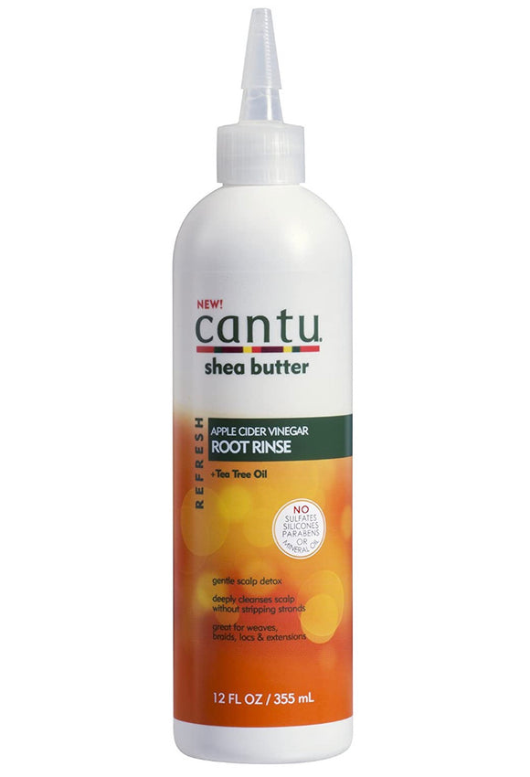 Cantu Refresh Root Rinse with Apple Cider Vinegar and Tea Tree Oil, 12oz