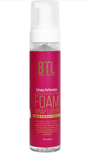 BTL Professional Moisture Sculpting Foam Wrap Lotion, Supreme Performance (Pink Bottle)