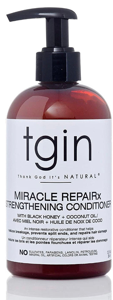 tgin Miracle RepaiRx Strengthening Conditioner  For Natural Hair, 13oz