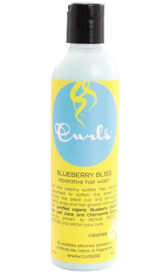 Curls Bliss Reparative Hair Wash, Blueberry, 8 oz