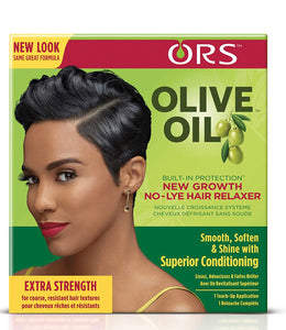 ORS Olive Oil Build-In Protection New Growth No-Lye Hair Relaxer - Extra Strength