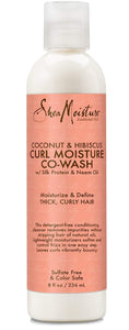 Shea Moisture Coconut & Hibiscus Co-Wash Conditioning Cleanser, 8oz