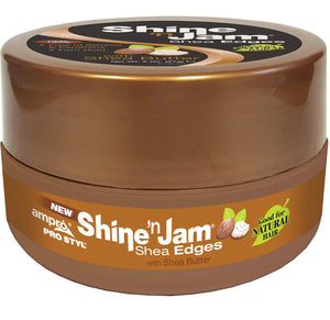 Ampro Pro Styl Shine N Jam Shea Edges, 2oz