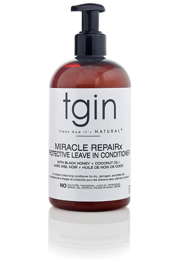 tgin Miracle Repairx Protective Leave In Conditioner For Natural Hair , 13oz