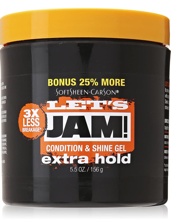 Let's Jam! Shining and Conditioning Gel - Extra Hold, Bonus Size, 5.5 oz