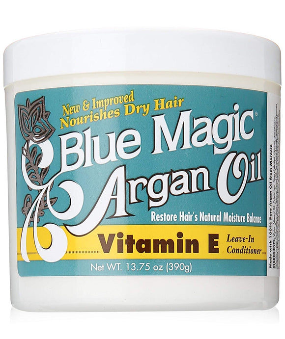 Blue Magic Argan Oil and Vitamin-E Leave-in, 13.75oz