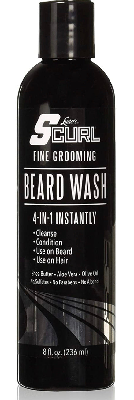 Luster’s Scurl Beard Wash, 8oz