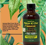 Jamaican Mango & Lime Tea Tree Black Castor Oil 4 oz