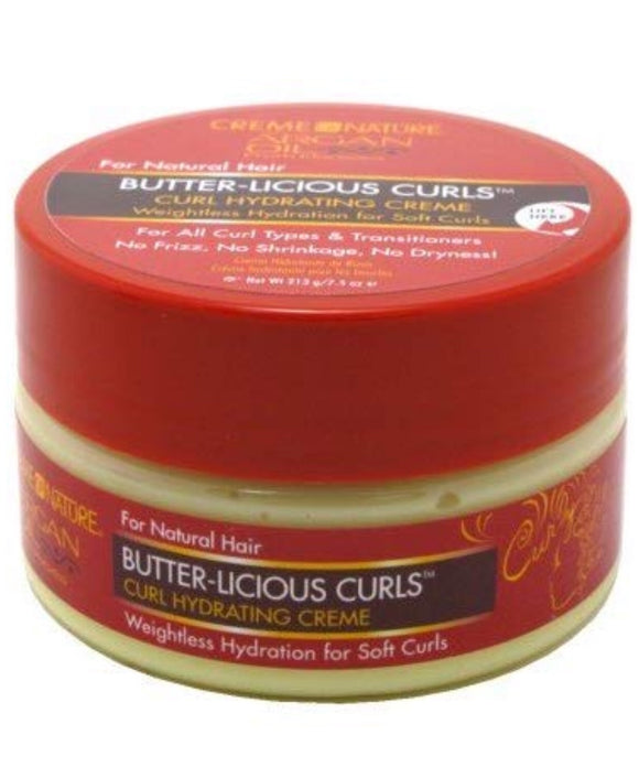 Creme Of Nature Argan Oil Butter-Licious Curls, 7.5oz