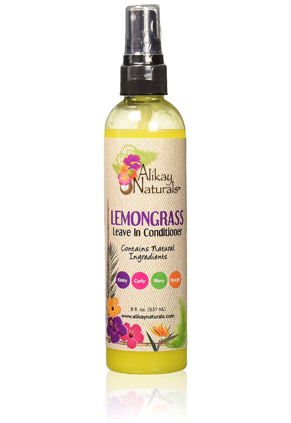 Alikay Naturals Lemongrass Leave In Conditioner, 8oz