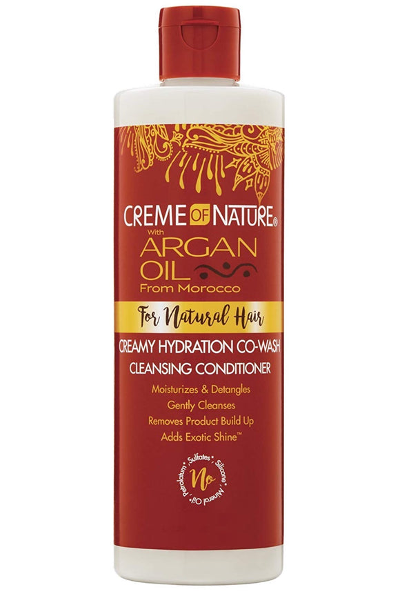 Creme of Nature with Argan Pure-licious co-wash cleansing conditioner, 12oz