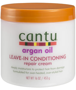 Cantu Argan Oil Leave in Conditioning Repair Cream, 16oz