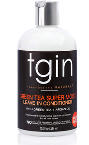 tgin Green Tea Super Moist Leave-in Conditioner, 13oz