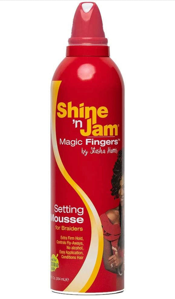Shine N Jam Magic Fingers Setting Mousse 12oz