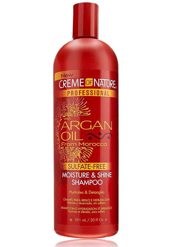 Creme of Nature Professional Argan Oil Moisture and Shine Shampoo, 20oz