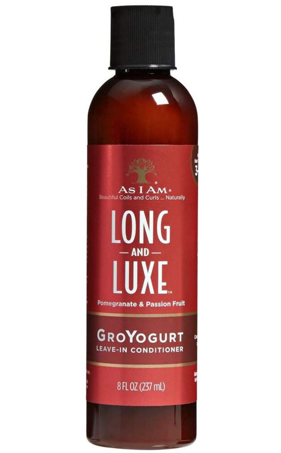As I AM Long and Luxe GroYogurt Leave-In Conditioner, 8 Ounce