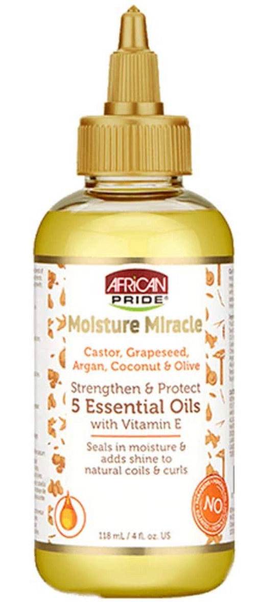 African Pride Moisture Miracle 5 Essential Oils, 4oz