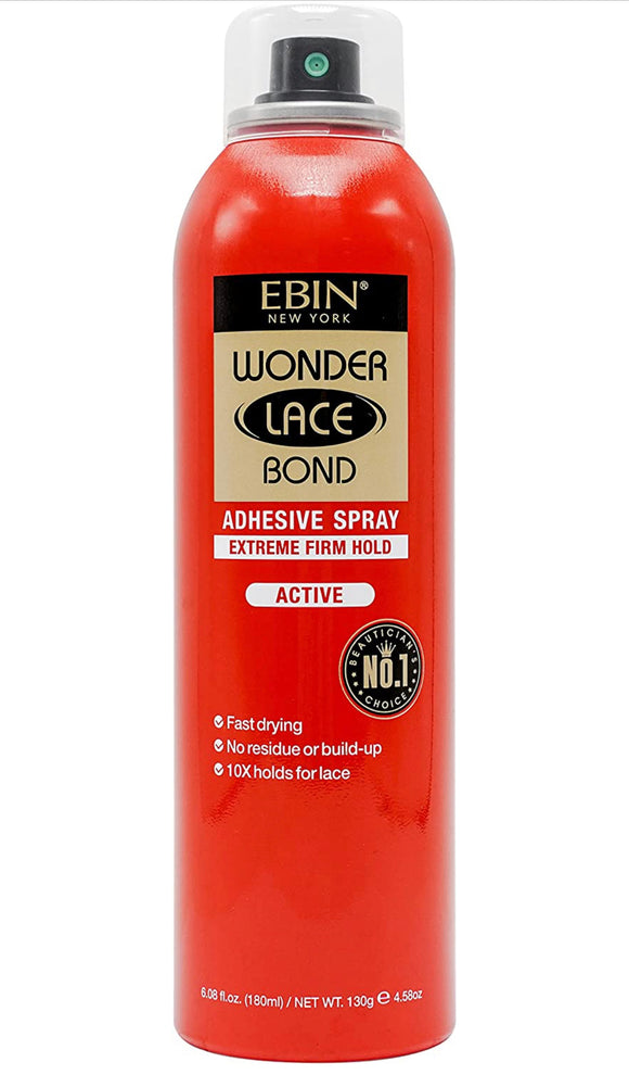 EBIN NEW YORK Wonder Lace Bond Adhesive Spray (Extreme Firm Hold, 6.34oz / 180ml)