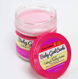 Aunt Jackie's Girls Baby Girl Curls, Curling and Twisting Custard, Great for Naturally Curly Hair, 15 Ounce Jar
