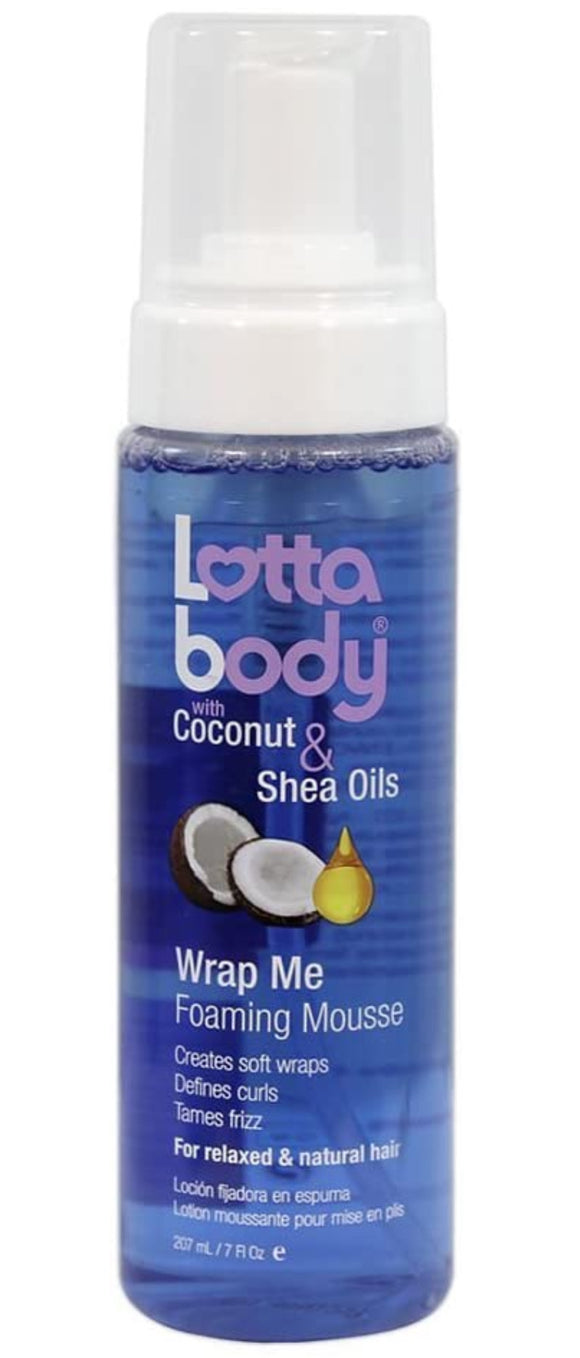 Lotta Body Wrap Me Foaming Mousse with Coconut and Shea Oil, 7oz
