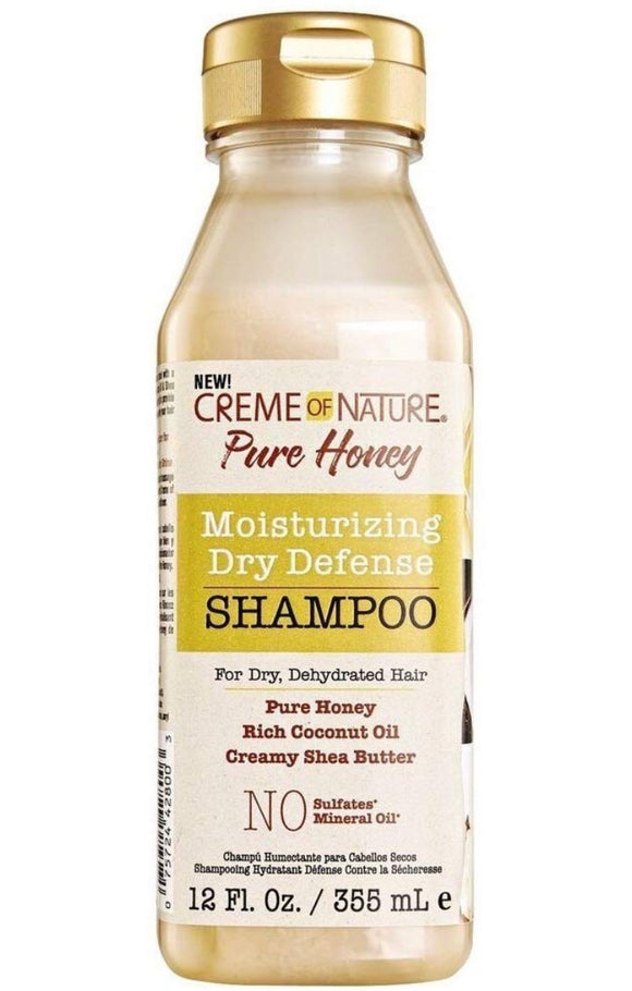 Creme of Nature Moisturizing Dry Defense Shampoo, 12oz