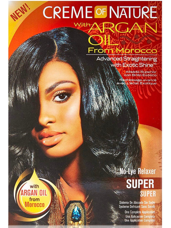 Creme of Nature Argan Oil Relaxer Formula, Super