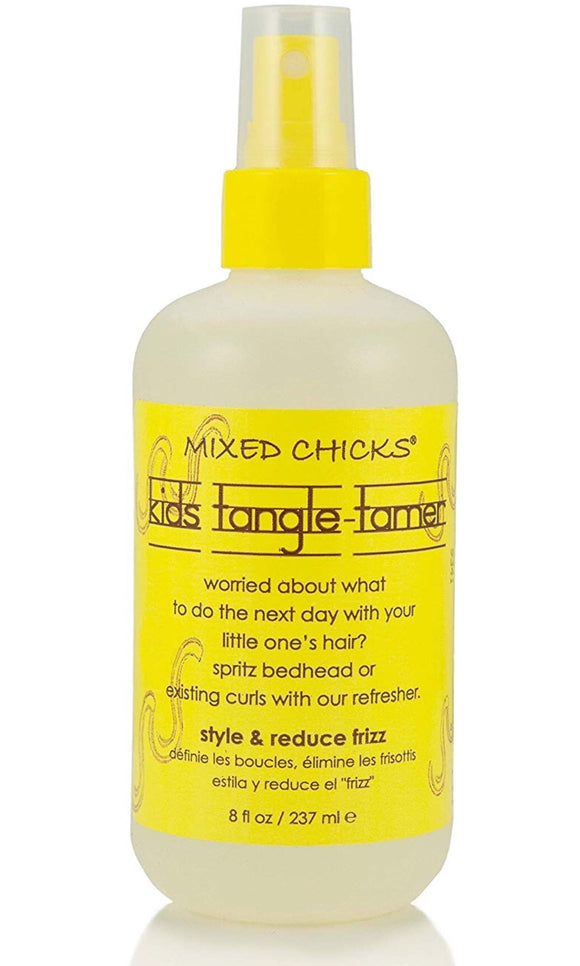 Mixed Chicks Kids Tangle Tamer - Light and Moisturizing Styling Formula for Frizz-free Curls, 8oz