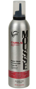Vigorol Curls Mousse, 12oz