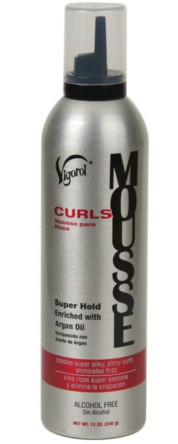 Vigorol Curls Mousse, 12oz