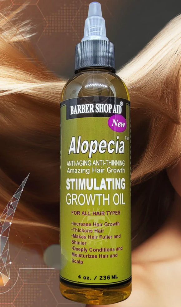 Barber Shop Aid Alopecia Amazing Stimulating Hair Growth Oil 4 oz